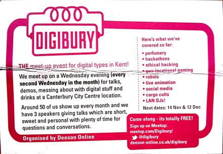 The Digibury Postcard